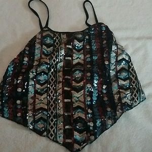 Sequin Crop top